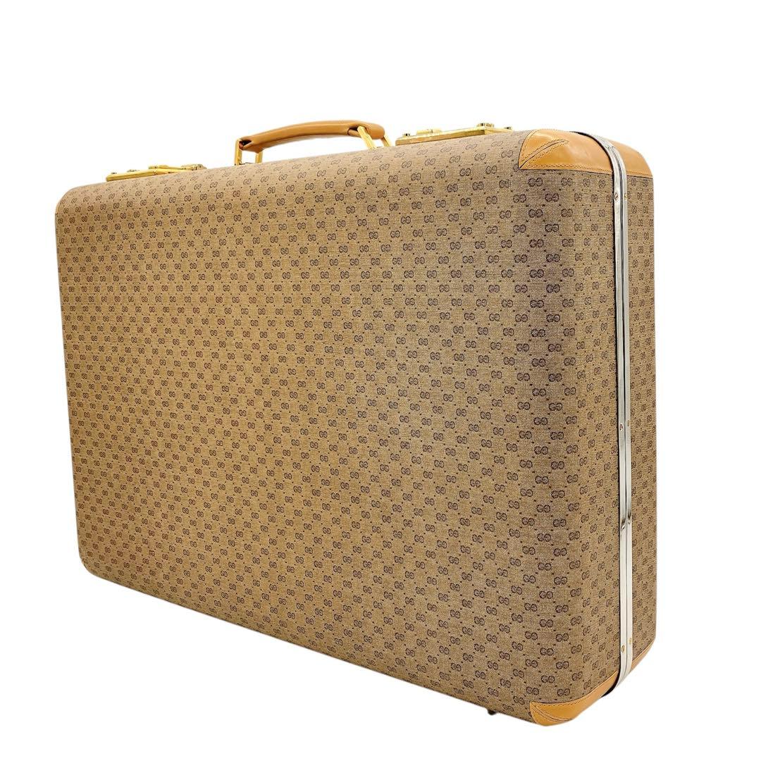 希少【GUCCI】ハード　トランクケース　ハードケース　マイクロGG PVC.