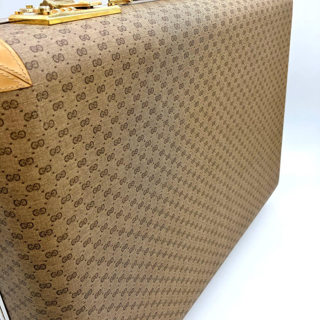 希少【GUCCI】ハード　トランクケース　ハードケース　マイクロGG PVC.