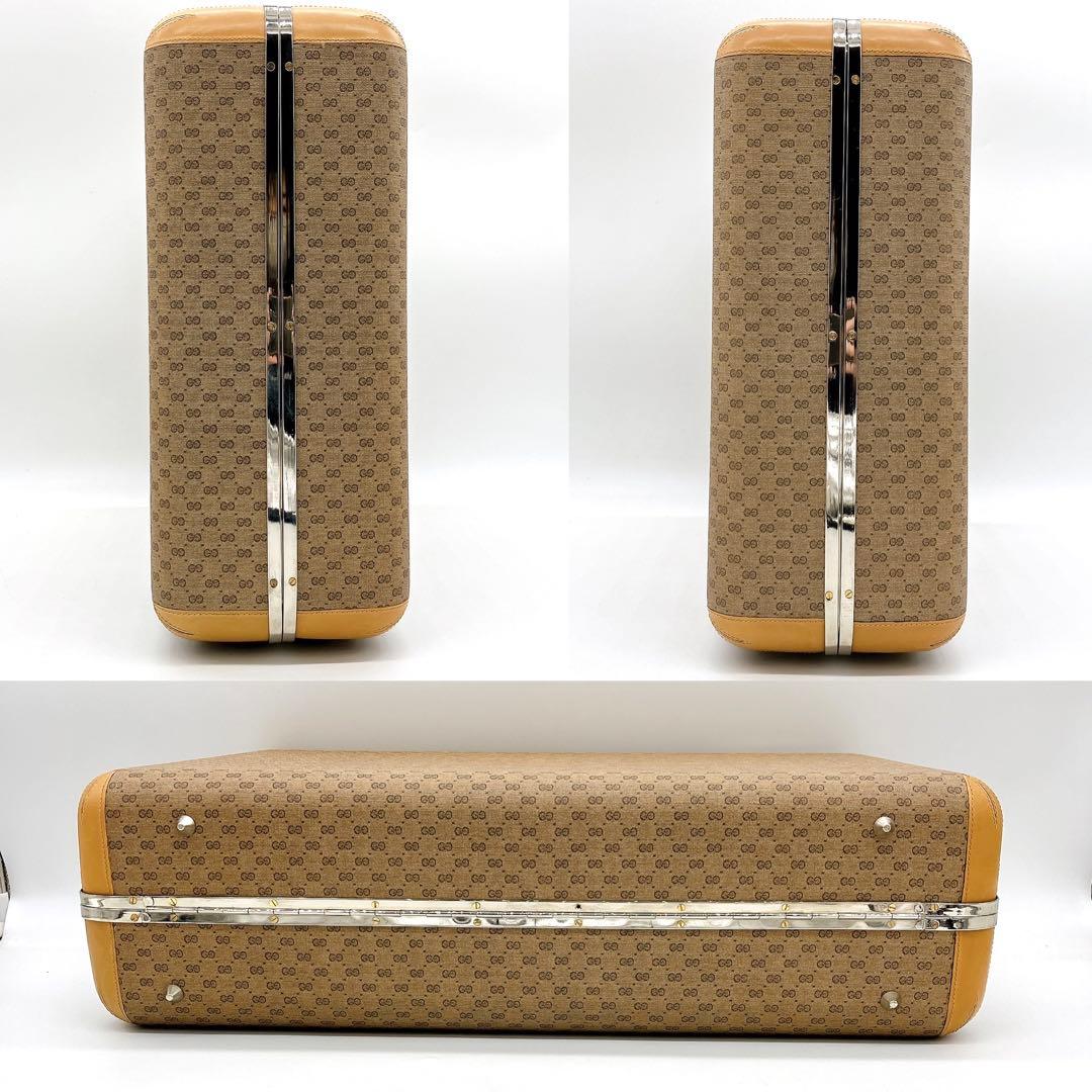 希少【GUCCI】ハード　トランクケース　ハードケース　マイクロGG PVC.