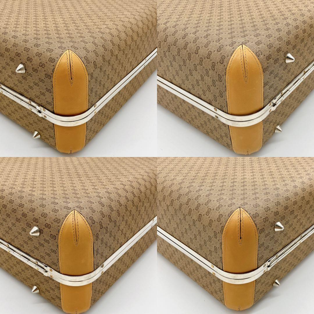 希少【GUCCI】ハード　トランクケース　ハードケース　マイクロGG PVC.