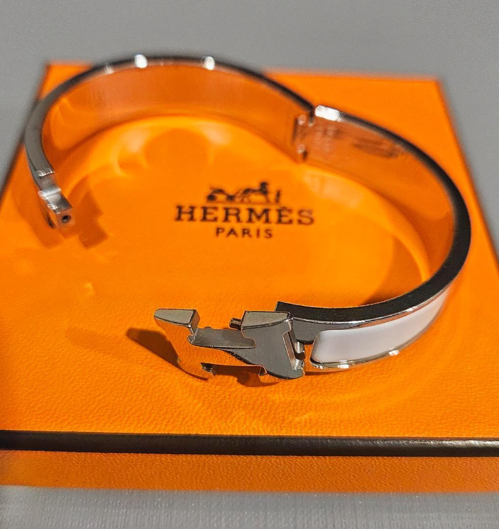 HERMES　エルメス　エナメルブレスレット　クリックＨ