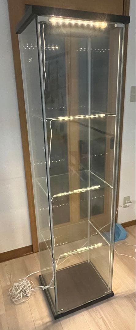 名古屋市引取り限定 IKEA DETOLF 照明付き イケア デトルフ ブラック