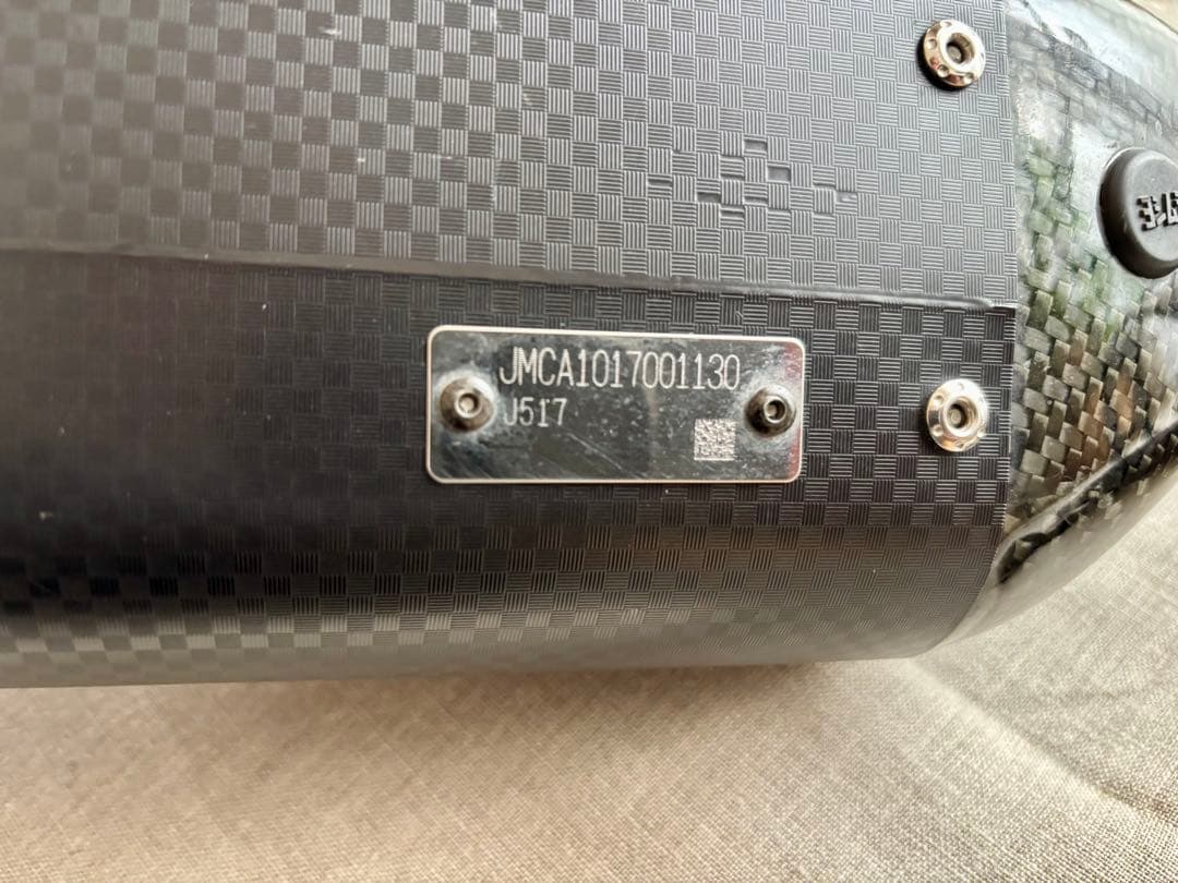 Vストローム250ヨシムラスリップオンR－77S サイクロンカーボンエンドタイプ