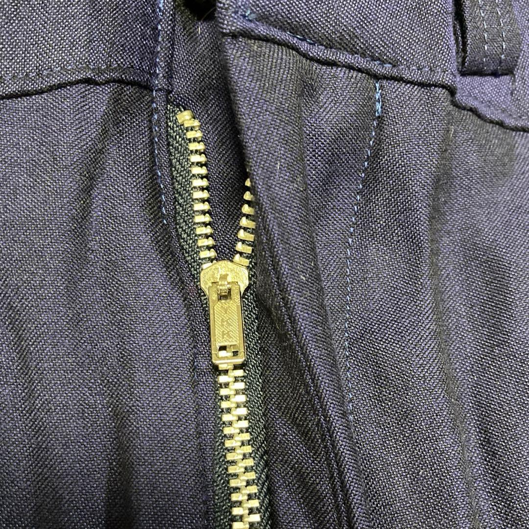 【YOSHIYUKI KONISHI】タックワイドスラックス 日本製 L