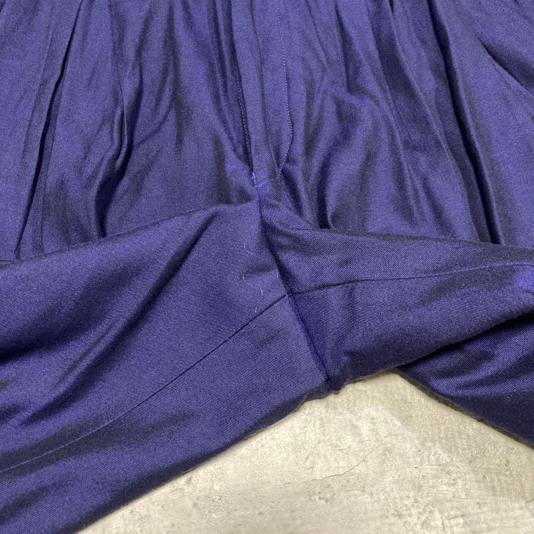 【YOSHIYUKI KONISHI】タックワイドスラックス 日本製 L