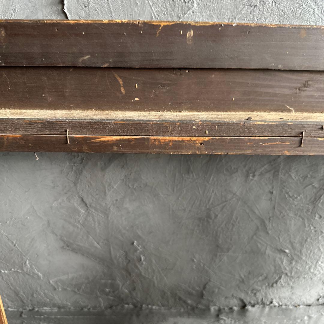 瞬間大幅お値下げ❣️希少品❣️アンティーク　木製額縁　ディスプレイに！