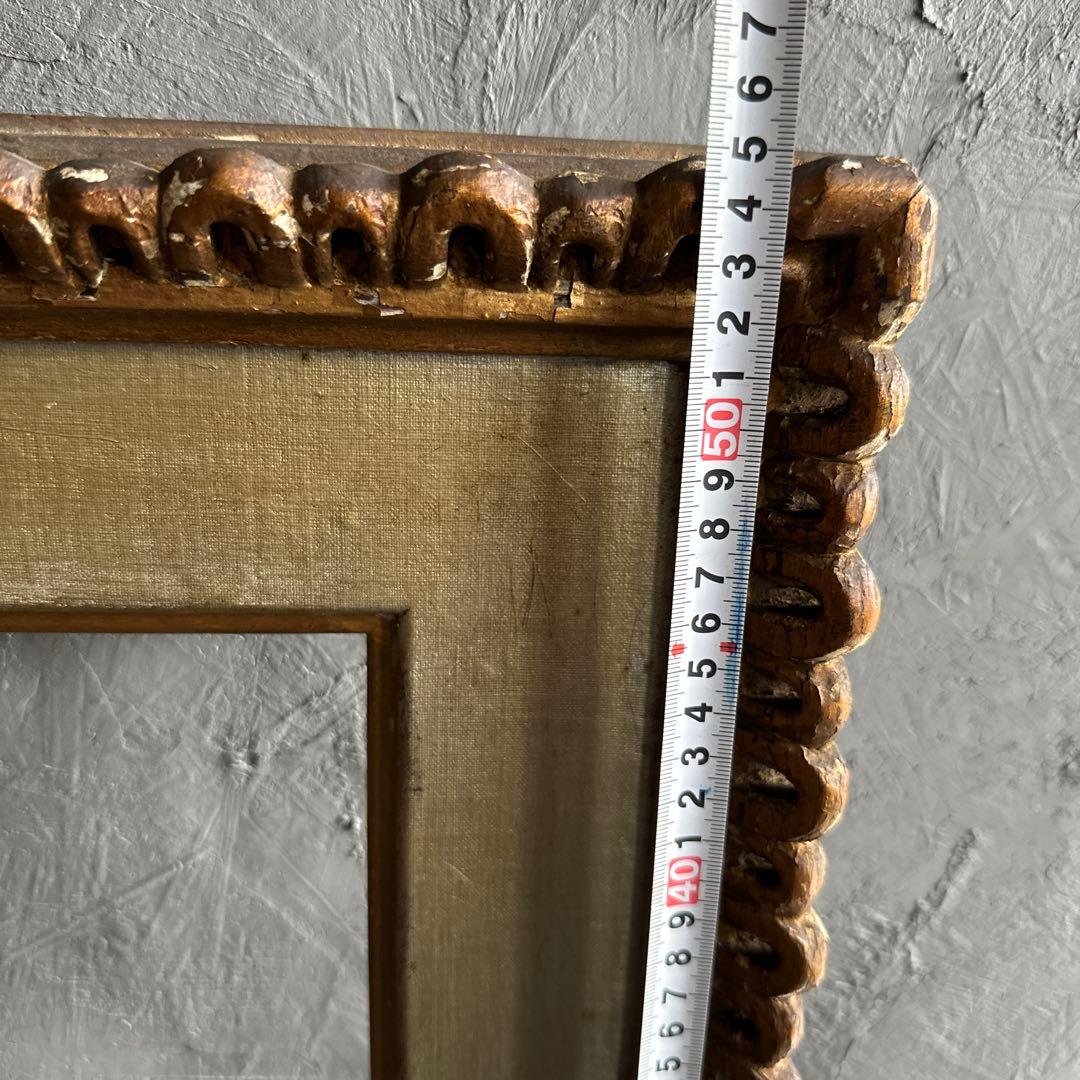 瞬間大幅お値下げ❣️希少品❣️アンティーク　木製額縁　ディスプレイに！