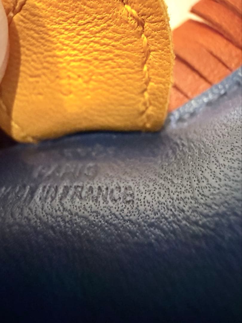 エルメス　ロデオ　正規品　チャーム ネイビー HERMES