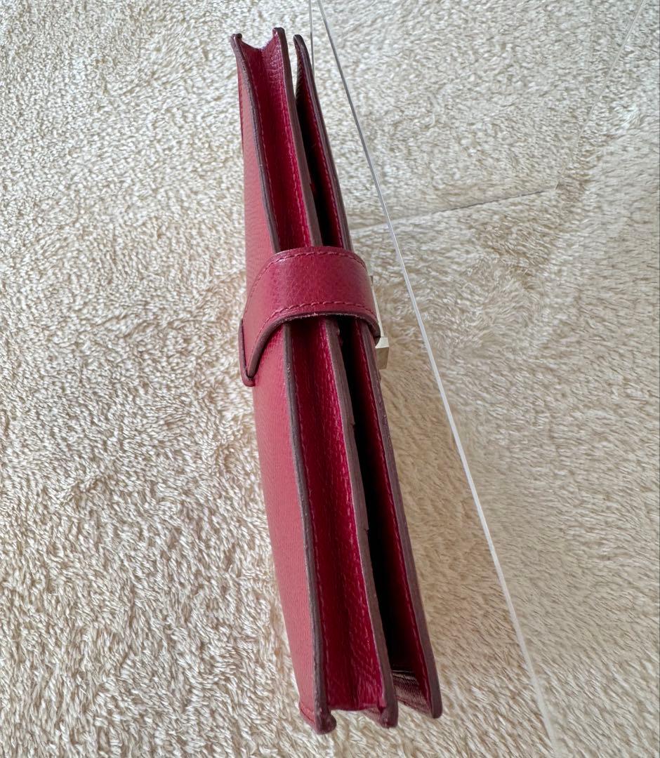 HERMES エルメス ベアン スフレ ルビー シルバー金具 エプソン 箱付き