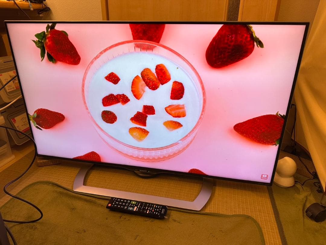 SHARP シャープ　スマートテレビ　4K対応45型　LC-45US40 極美！