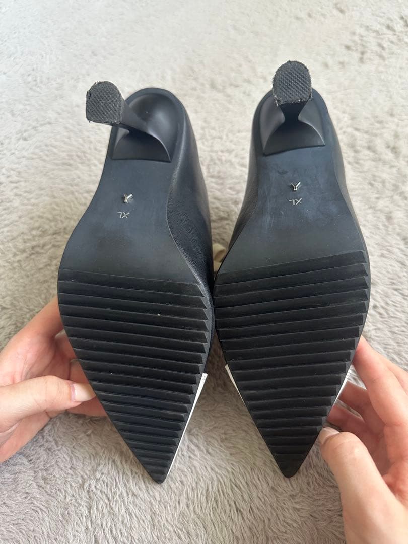 YELLO スニーカーミュールヒールブラックXL