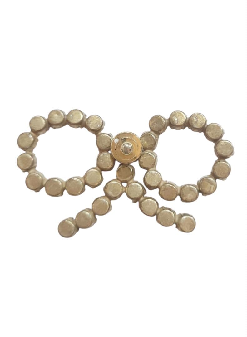 マキヌモト　リボン　ブローチ　マルチカラー