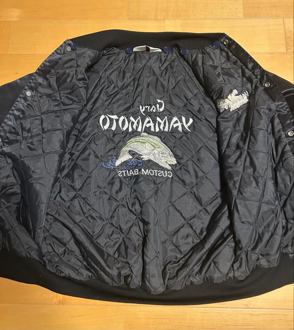 ゲーリーヤマモト 90s USA製 スタジャン 黒 M ヴィンテージ