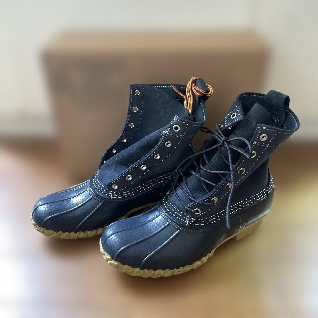 L.L.Bean × Beams別注 ネイビー ビーンブーツ US8