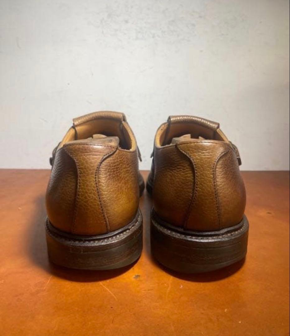 希少　Ralph Lauren キルトタッセルストラップシューズ　イングランド製