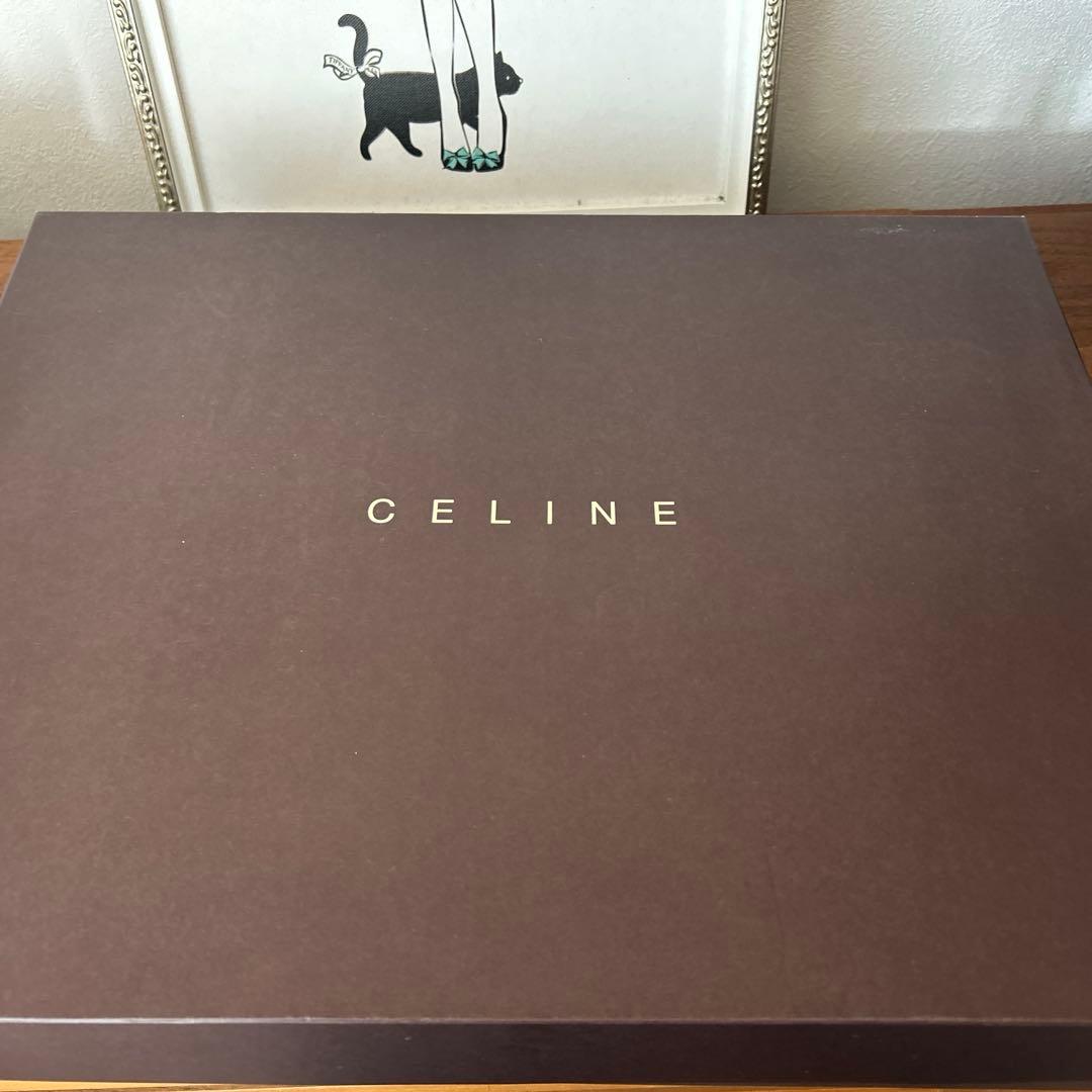 セリーヌ　タオルケット　ベージュブラウン