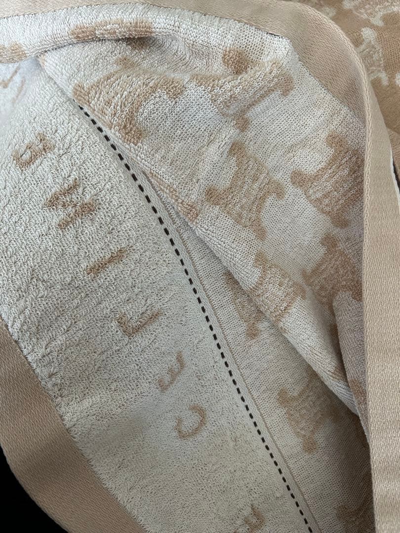 セリーヌ　タオルケット　ベージュブラウン