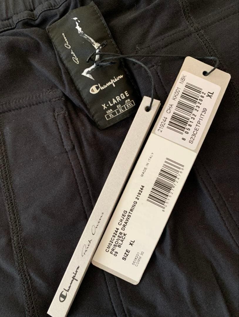 パンツ RICK OWENS x CHAMPION DRAWSTRING JOGGER