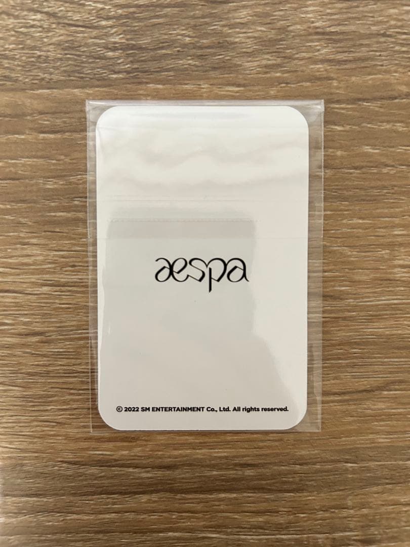 aespa sgs アメリカ限定　ペンライトトレカ　ウィンター