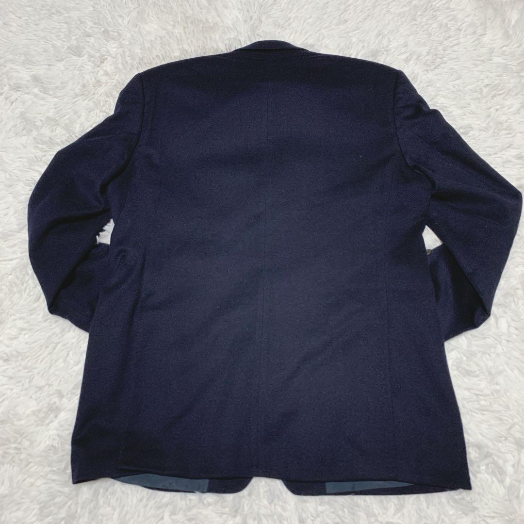 【美品】ヒューゴボス ロロピアーナ テーラードジャケット カシミヤ混 XL