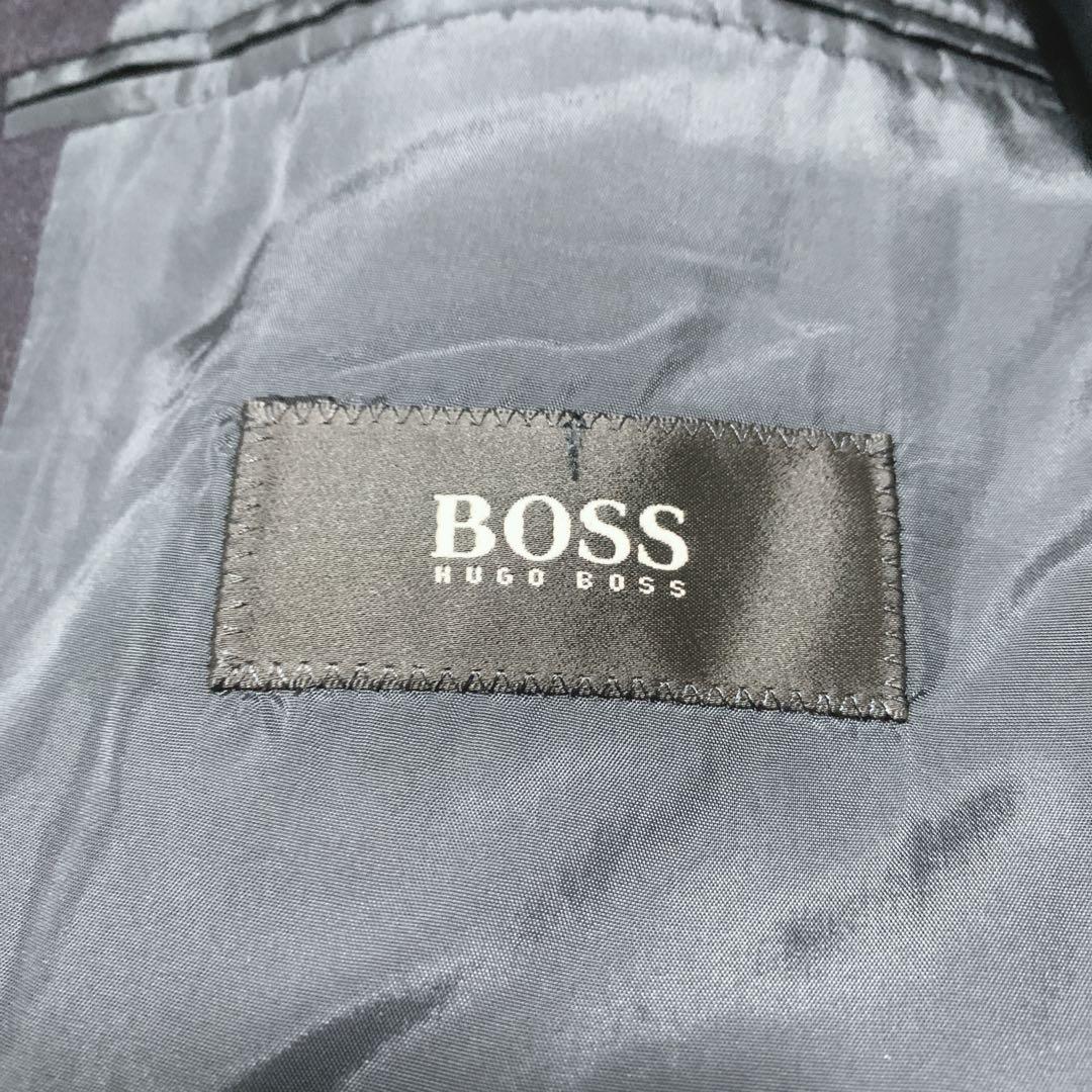 【美品】ヒューゴボス ロロピアーナ テーラードジャケット カシミヤ混 XL