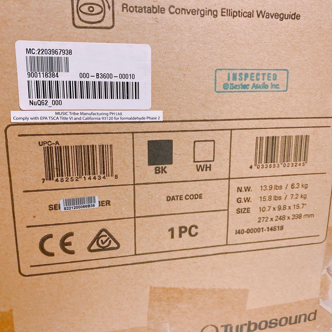 [新品]Turbosound NuQ62 スピーカー