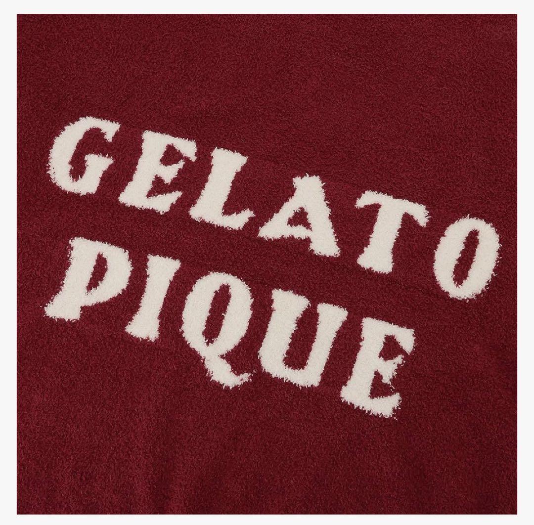 新品 ジェラートピケ ホリデー ベアジャガード マルチカバー RED 赤 レッド