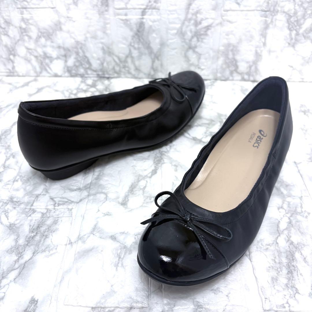 試着のみ✨アシックス ペダラ リボンパンプス 23cm