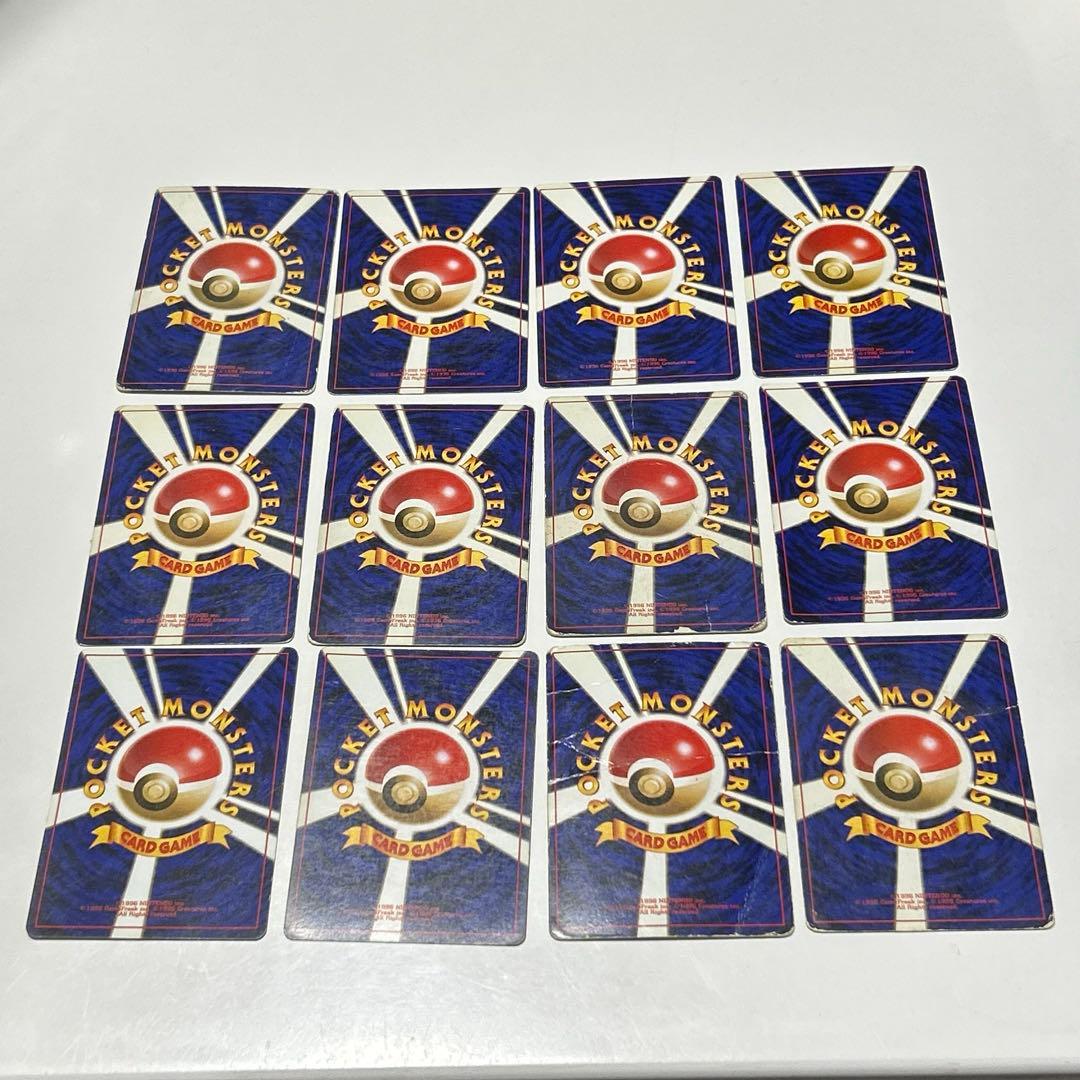 ポケカ キラ 12枚セット 旧裏　傷あり