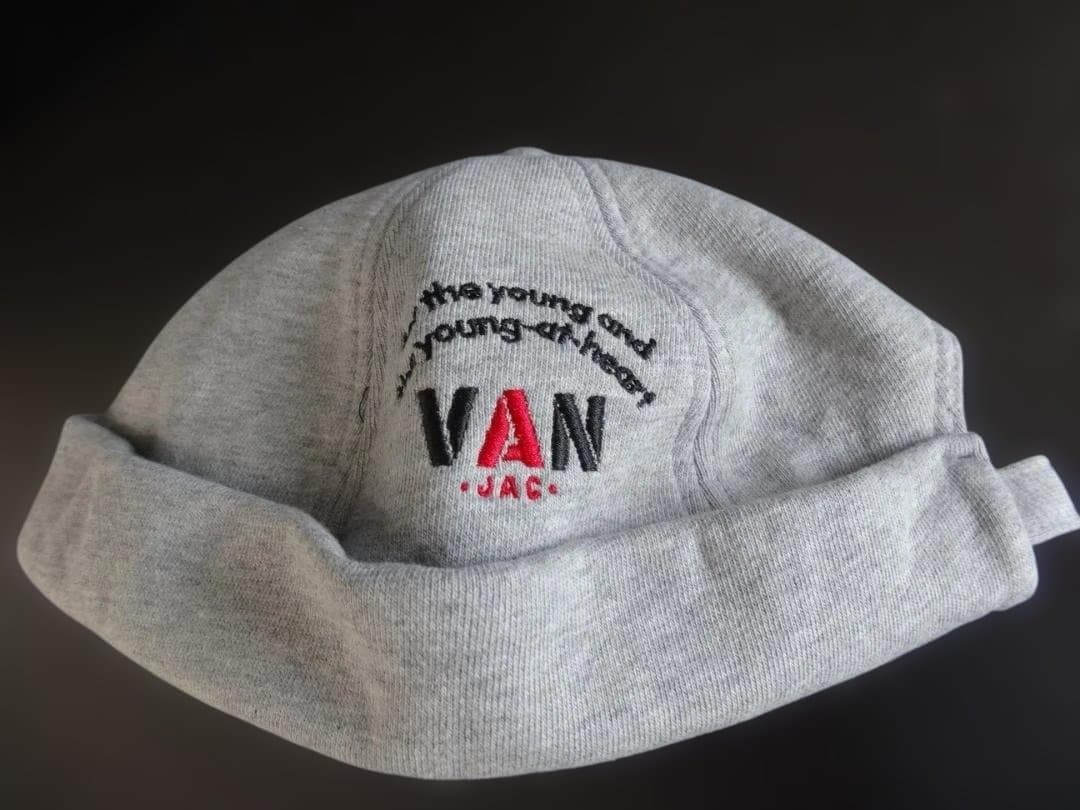VAN JAC ヴァンヂャケット アーチロゴ刺繍 フィッシャーマンキャップ