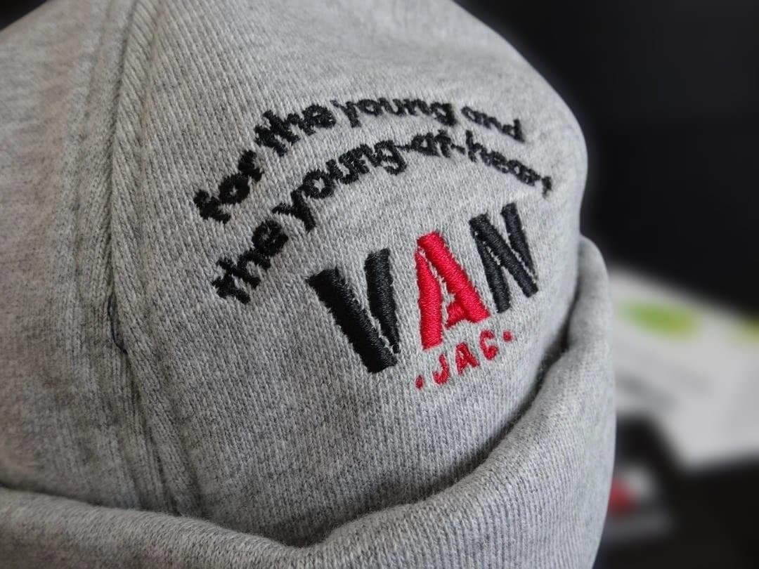 VAN JAC ヴァンヂャケット アーチロゴ刺繍 フィッシャーマンキャップ