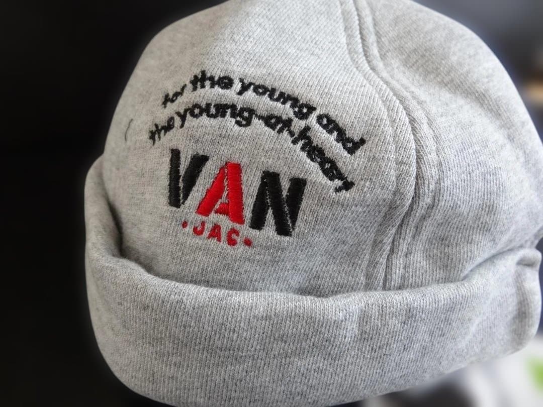 VAN JAC ヴァンヂャケット アーチロゴ刺繍 フィッシャーマンキャップ