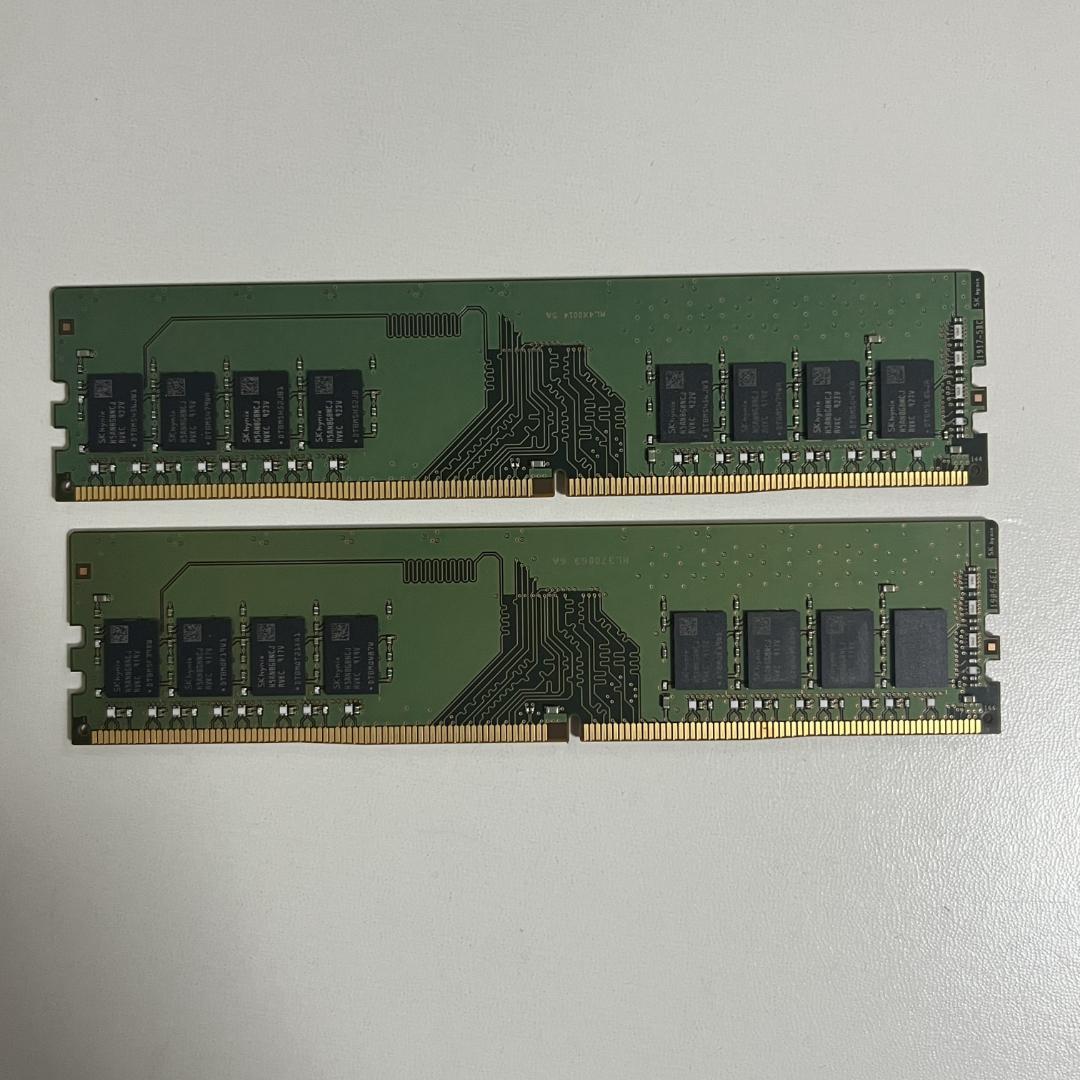 SK hynix 8G 1Rx8 PC4-2666V-UA2-11×2 計16G