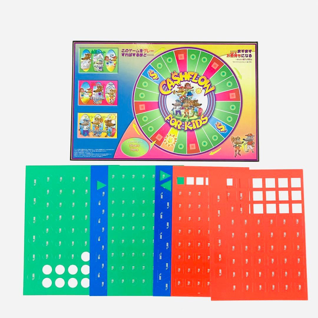 【未使用に近い美品・欠品なし】キャッシュフローフォーキッズ 日本語版