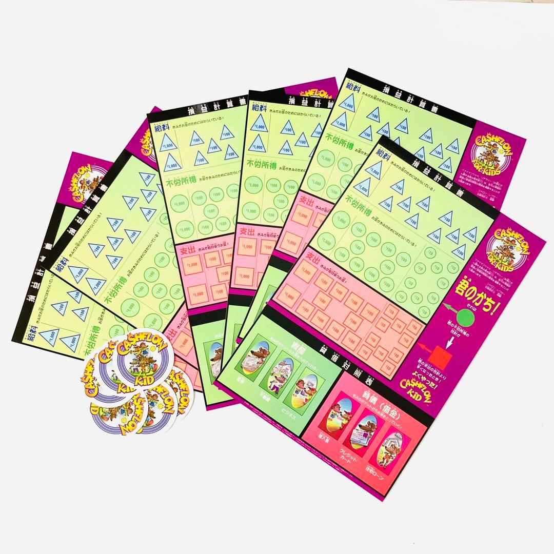【未使用に近い美品・欠品なし】キャッシュフローフォーキッズ 日本語版
