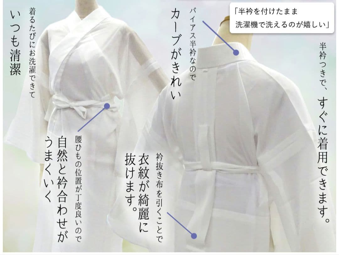 ①　立体設計　紙人形長襦袢　　Kp4 　爽竹　セオα