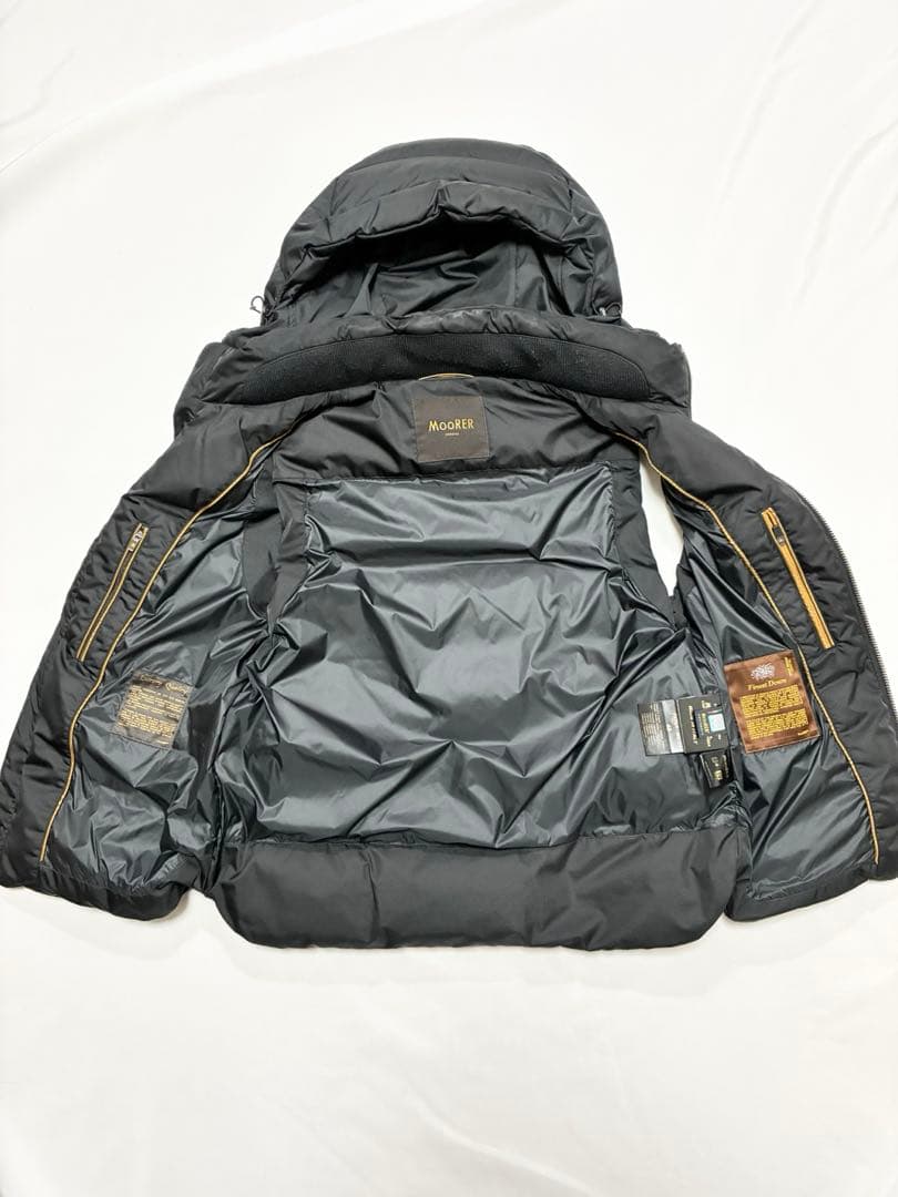 MOORER ムーレー フード付ダウンベスト 48 美品