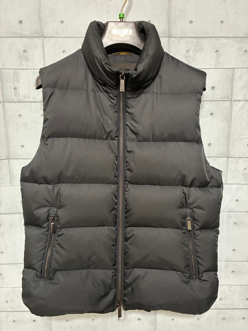 MOORER ムーレー フード付ダウンベスト 48 美品