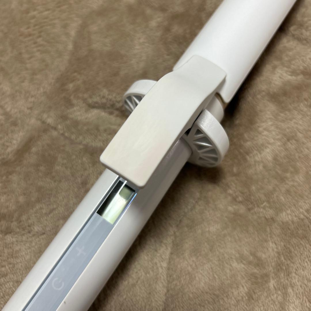 ホワイト カールヘアアイロン セラミック