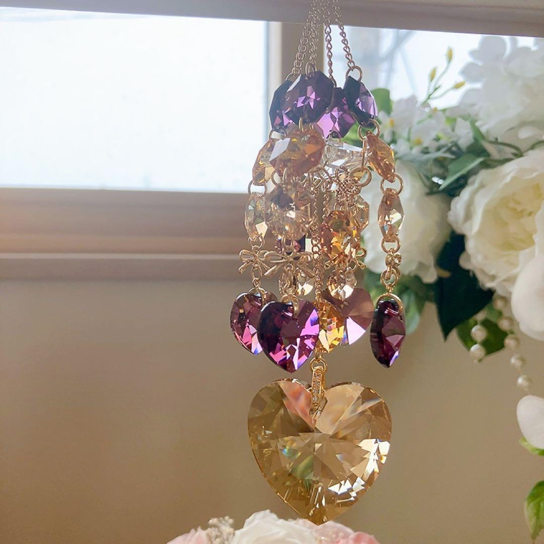 ままだま♪様♡*.スワロフスキー♡サンキャッチャー4点♡チャーム♡キーホルダー♡