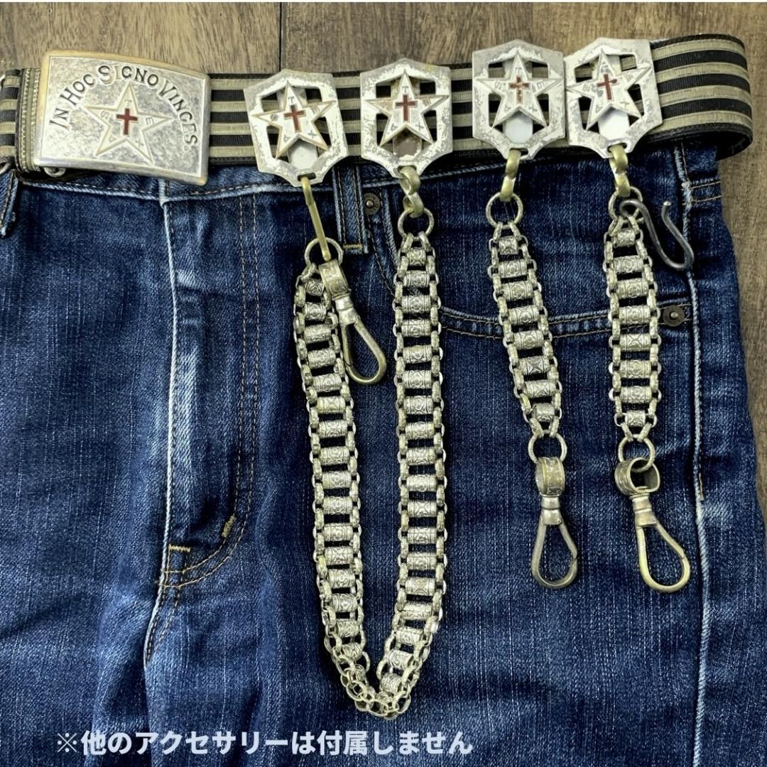 フリーメイソン テンプル騎士団 ソードチェーン ショートタイプウォレットチェーン