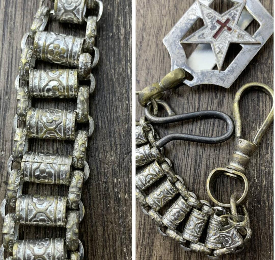 フリーメイソン テンプル騎士団 ソードチェーン ショートタイプウォレットチェーン