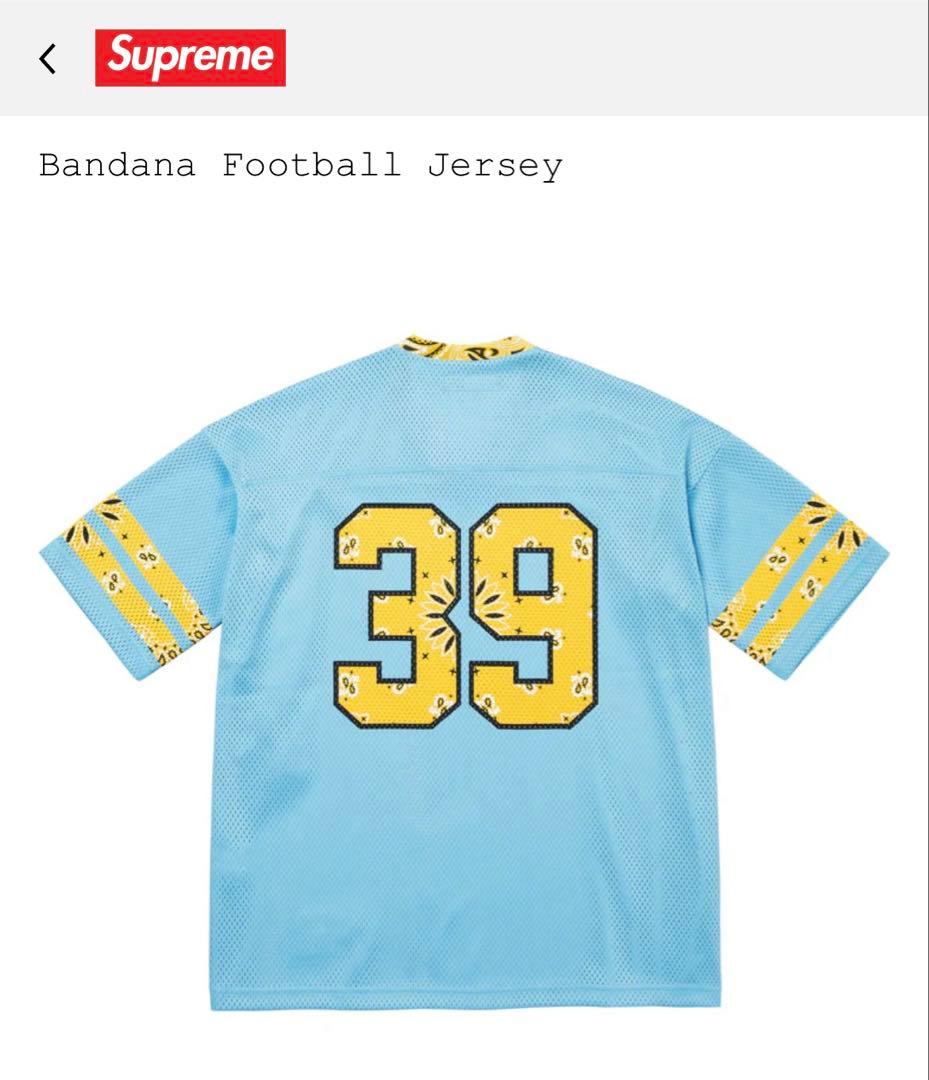 シャツ Supreme Bandana Football Jersey Bule