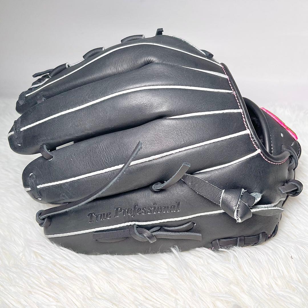 【美品】久保田スラッガー KSS-2P 野球グローブ ブラック×ピンク