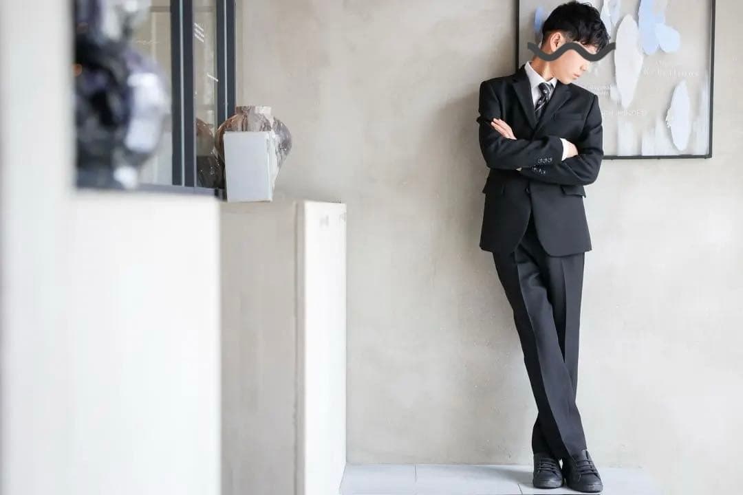 BEAMS DESIGN waltz 黒フォーマルスーツセット　150