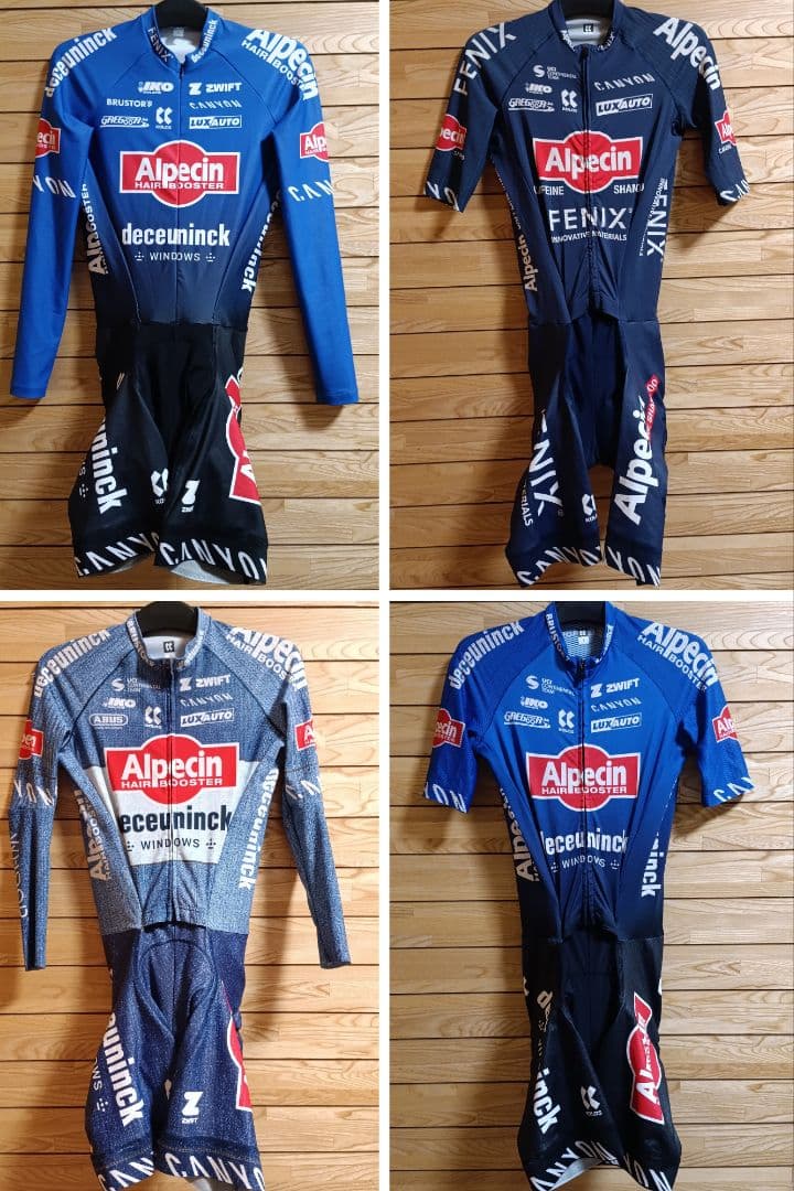 支給品 Alpecin Deceuninck ロードスーツ・サイクルキャップ