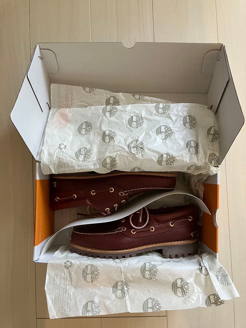【新品】Timberland 3eye バーガンディ 25センチ
