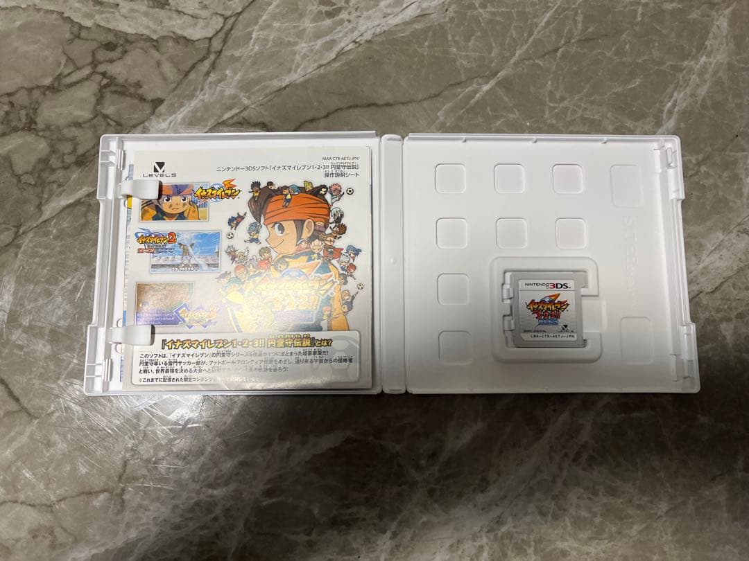 イナズマイレブン　1・2・3 円堂守伝説　カセット