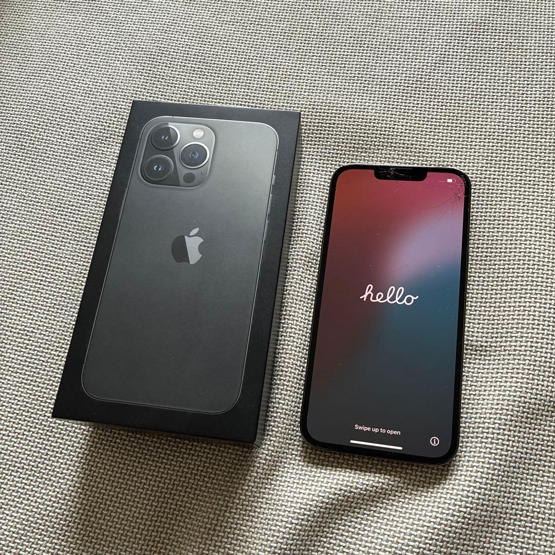 Apple iPhone 13 Pro グラファイト256GB 箱　ケーブル類