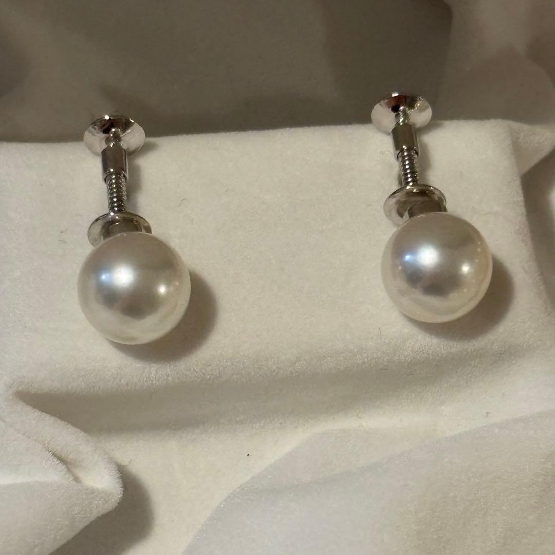 ✴︎まる✴︎アコヤ真珠　8.0〜8.5mm パールネックレスイヤリング